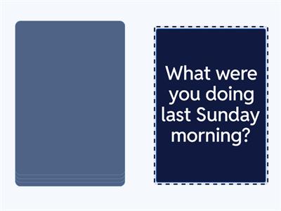 Past Continuous warmer Eyes Open 2 U3