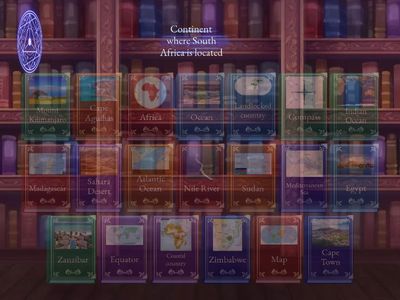 Match the decription with the term (Map Skills)