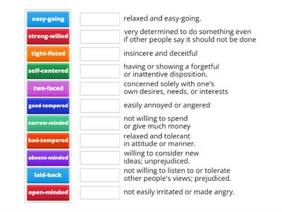 Compound adjectives 