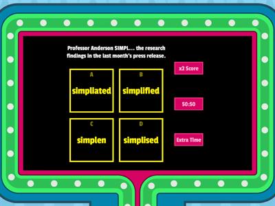 Suffixes