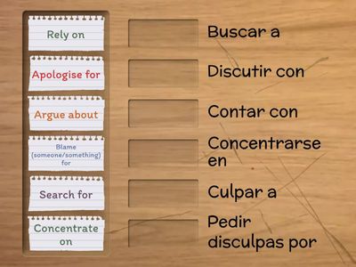 Verbs and prepositions
