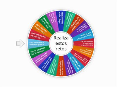 Ruleta de Educación física