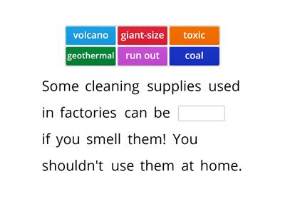 11 General - Unit 5 - Lessons 11 - 12 - Vocabulary Gap Fill