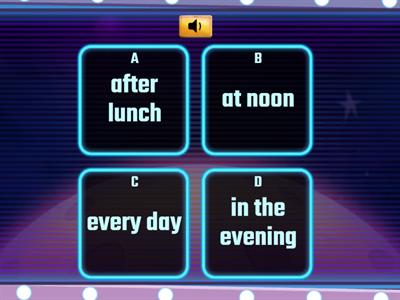 CLB 1-2: Time - Listening Quiz - Questions and Answers