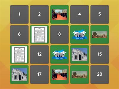 memotest  9 de julio de 1816