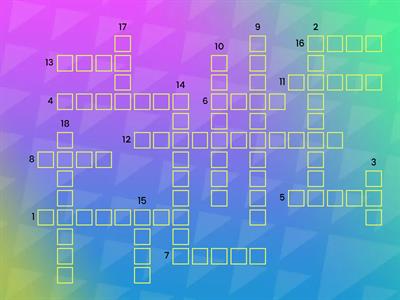 Food,Parts of the body and Diseases|Crossword