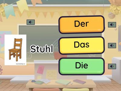 Die Zimmer & Die Möbelstücke 