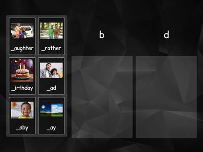 Sound Sort: b or d