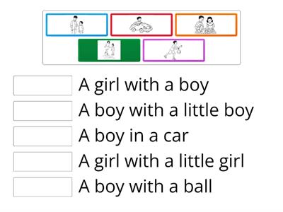 Edmark Lesson 20 Comprehension Match up