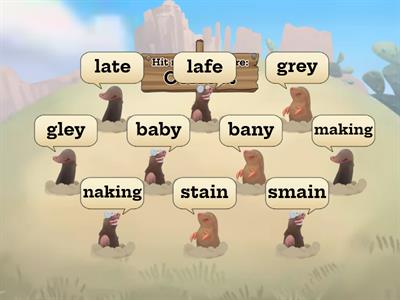 Whack only the real words