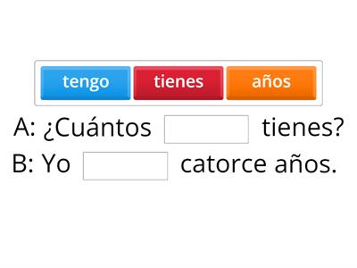 ¿Cuántos años tienes/tiene?