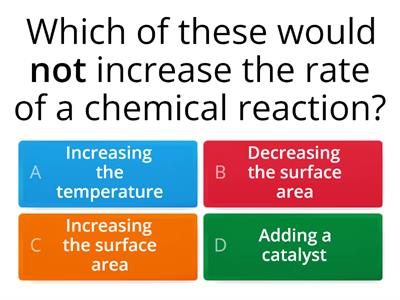 Rates of reaction