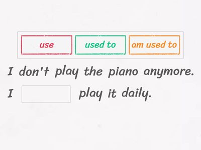 "Used to" (Adaptation)