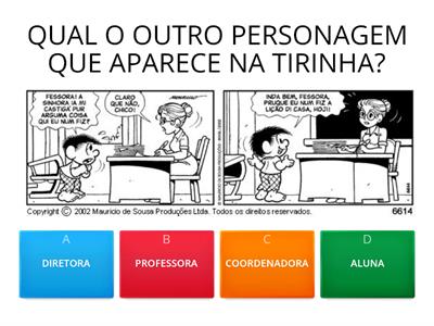 LEITURA E INTERPRETAÇÃO TIRINHAS