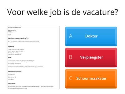 CBE BOW NT2 M2S2 Functioneel lezen - Vacature pagina 20