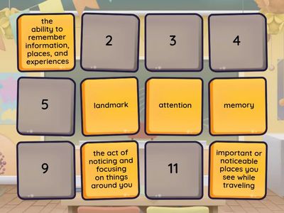 memory game: