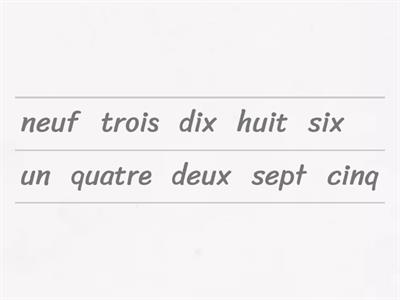 Counting in French