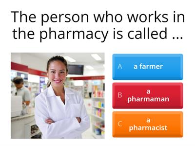 At the pharmacy