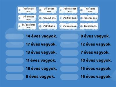 Quel âge as-tu?