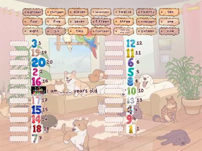 ESL 1.2 Numbers 1-20