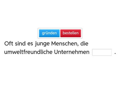 Aspekte Junior B1 - ÜB Kap5 Auf. 8a - Für die Umwelt 