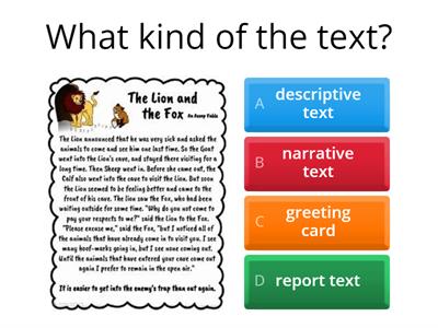 Review of Narrative Text (Grade 10)