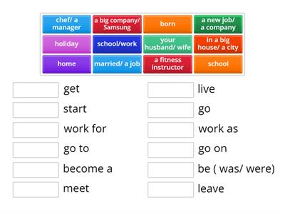 Life story collocations