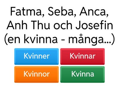 Plural alla 5 grupper