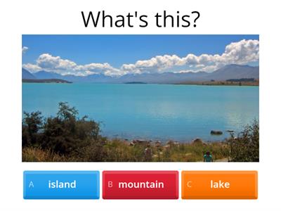 Geographical features