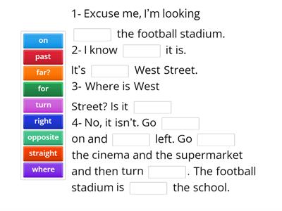 Giving Directions 1 (BASIC 7)