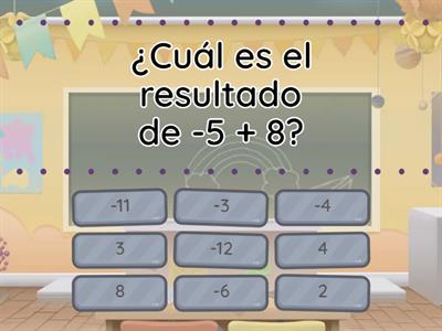 Suma y resta enteros