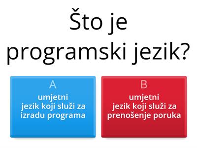 Programiranje kviz