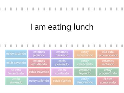 Present progressive tense-Spanish