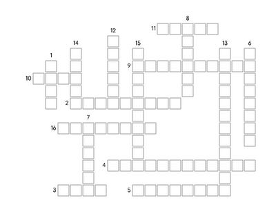 E2 Reading Crossword