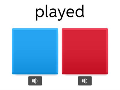 Regular verbs (Pronunciation)