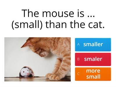 Kid's Box 3 Unit 7 - Comparative (short adjectives)