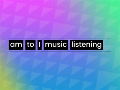 Present Continious Tense