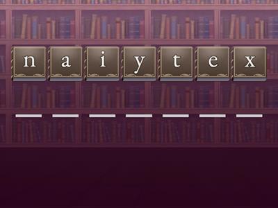 Wordformation letter A