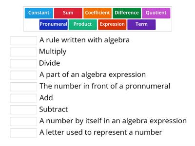 Algebra Language 