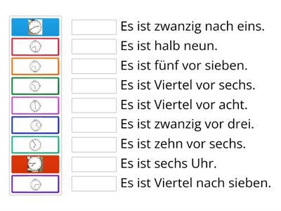 Die Uhrzeit - Wie spät ist es?