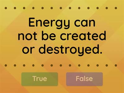 Module 2 Review - Energy