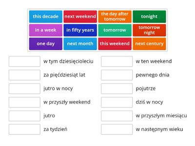 Future time expressions 6 klasa Junior Explorer 6