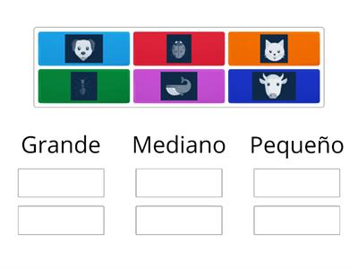 Clasificar elementos por tamaño