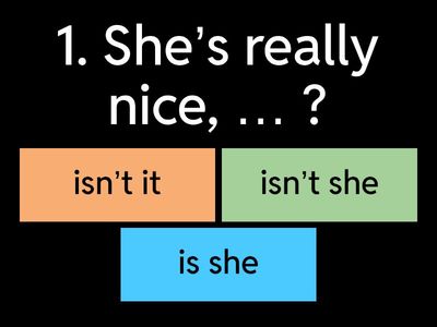 Tag question review WB B1+ 