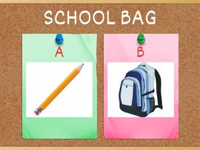 Taller de Inglés - SCHOOL SUPPLIES 