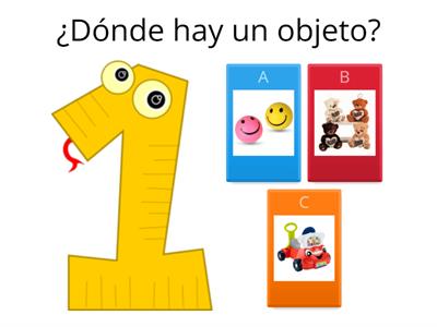 Juego "Asociar cantidad a numeral" 