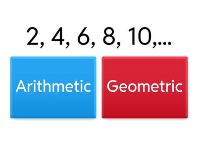 Arithmetic or Geometric?