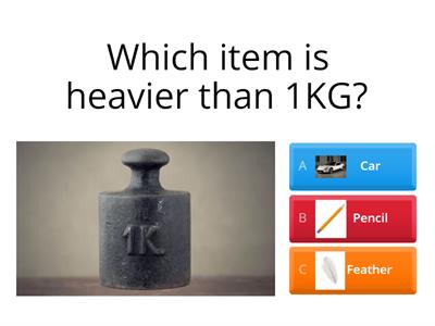 Copy of Weight Quiz