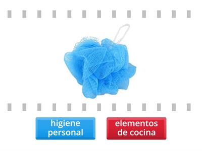 elementos de higiene o de cocina