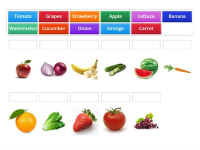 FRUITS AND VEGETABLES